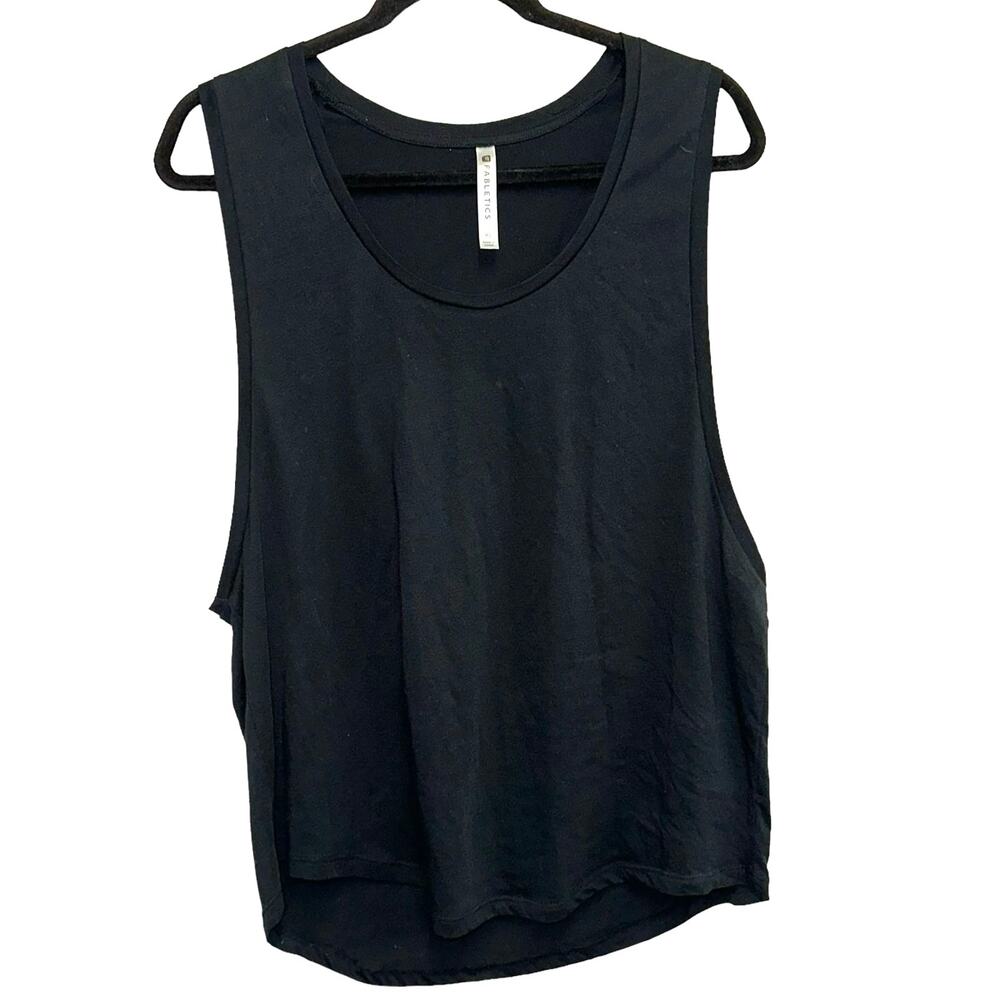 Fabletics Black Workout Tank Top Women’s XL Sleeveless Athleisure